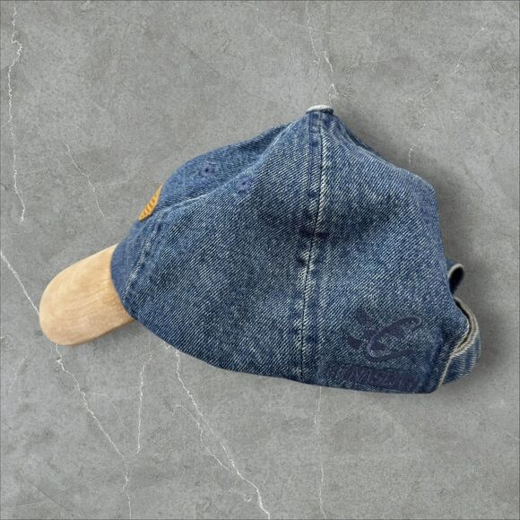 Vintage Jeff Gordon Suede & Denim Adjustable Nascar Racing #24 Hat - Picture 3 of 8